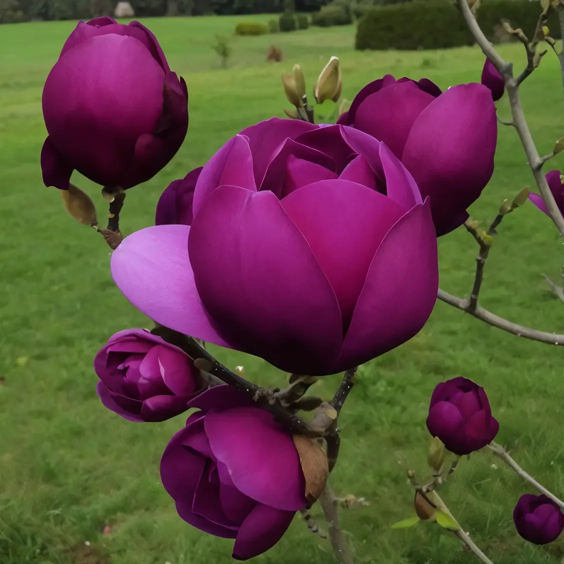 Магнолия Блэк Тулип 'Black Tulip'