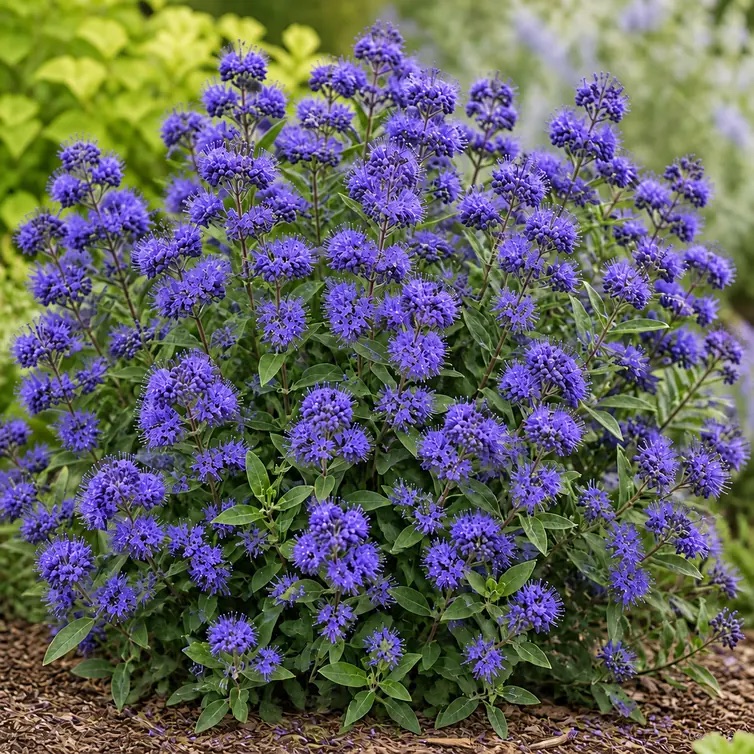 Кариоптерис кландонский Кью Блю 'Kew Blue' — изображение 2