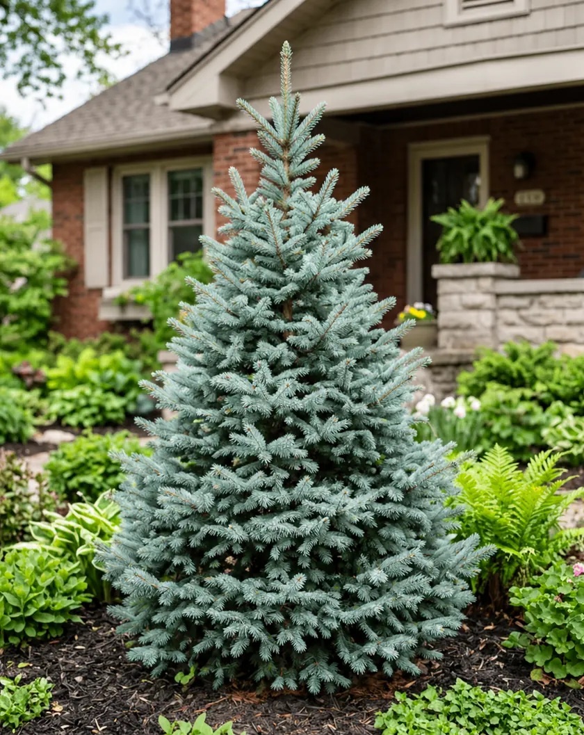 Ель колючая Глаука 'Glauca'